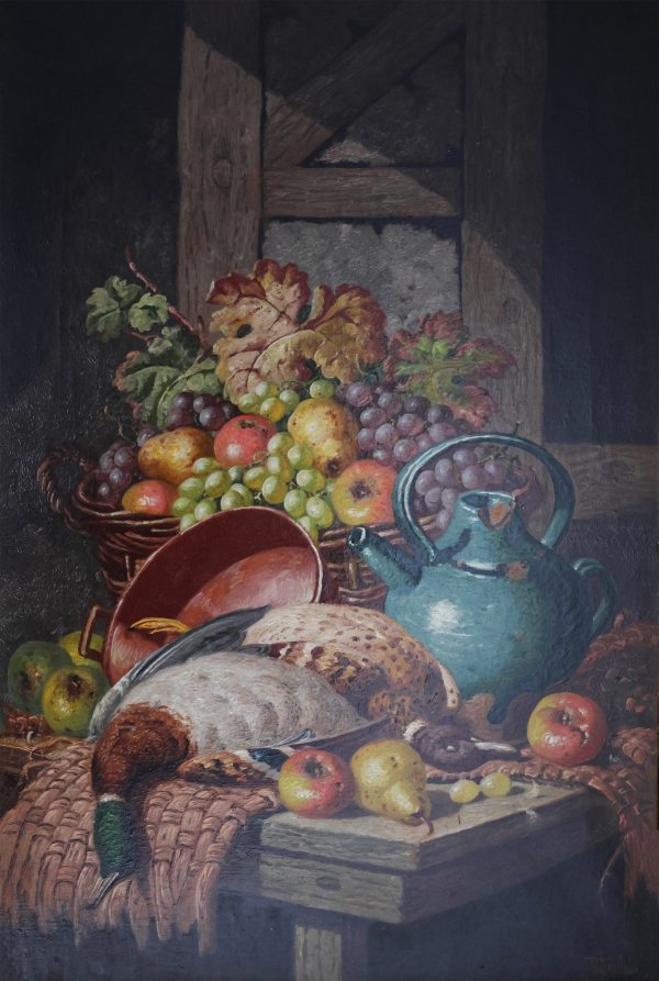 Charles Thomas Bale; Still life of dead game; oil on canvas