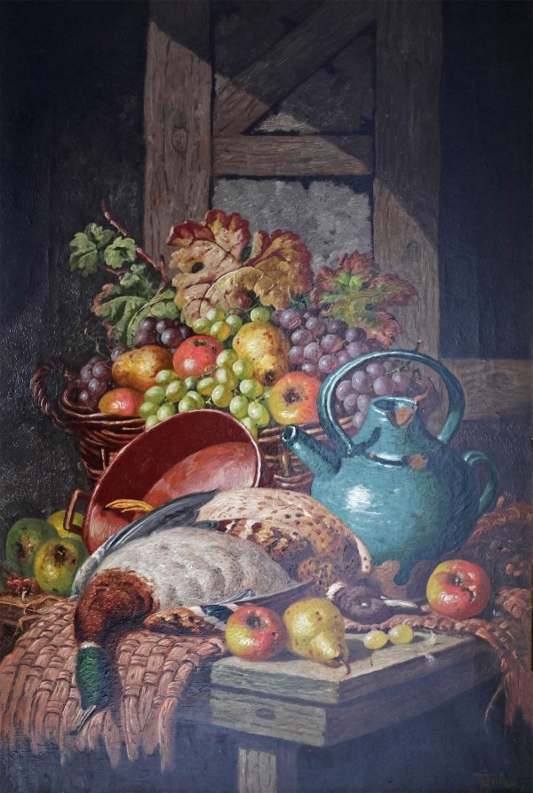 Charles Thomas Bale; Still life of dead game; oil on canvas