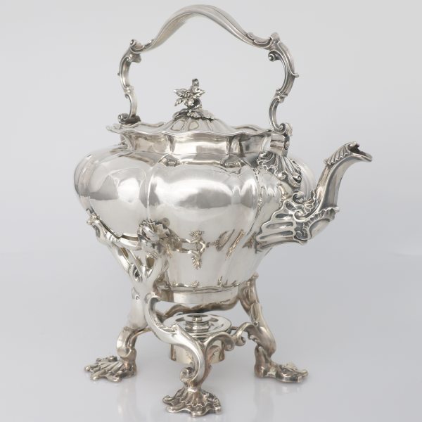 A William IV sterling silver kettle on stand, Paul Storr for Storr & Mortimer, London, 1832