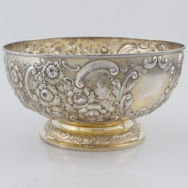 A George III silver-gilt punch bowl, Daniel Smith & Robert Sharp, London, 1785