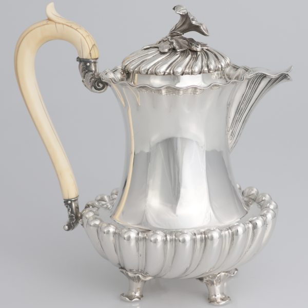 A William IV sterling silver coffee pot, Paul Storr, London, 1830