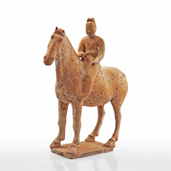A terracotta horseman, China, Tang Dynasty, 618&ndash;907 A.C.