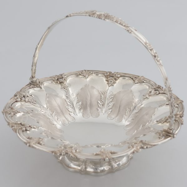 A George IV sterling silver basket; Edward, Edward junior, John & William Barnard; London, 1829