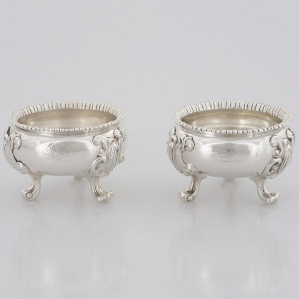 A pair of George IV sterling silver salts, Paul Storr, London, 1820