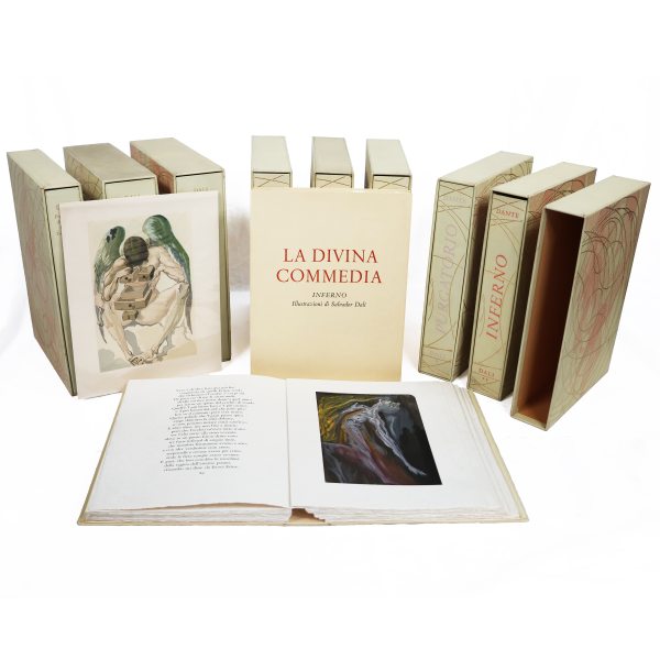 Dante. La Divina Commedia. Illustrazioni di Dal&igrave;. Verona: Arti e Scienze, Salani. 1964