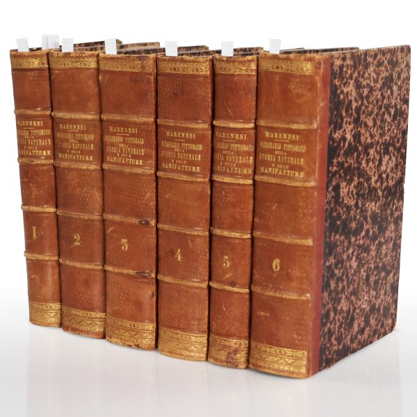 Dizionario pittoresco della storia naturale e delle manifatture. Milano, Bozzoni & Scotti. 1839-1845