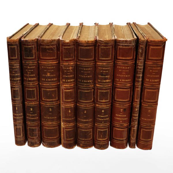 Trait&eacute; complet de l'anatomie de l'homme par le Dr Jean-Marc Bourgery, Paris par L. Gu&eacute;rin. 1866-1867