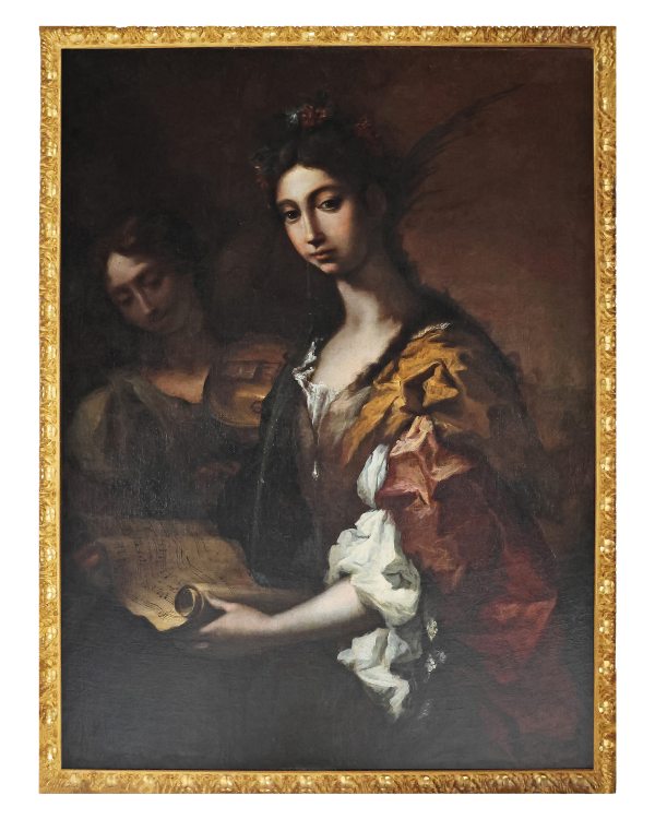 Alessandro Gherardini, Saint Cecilia, oil on canvas