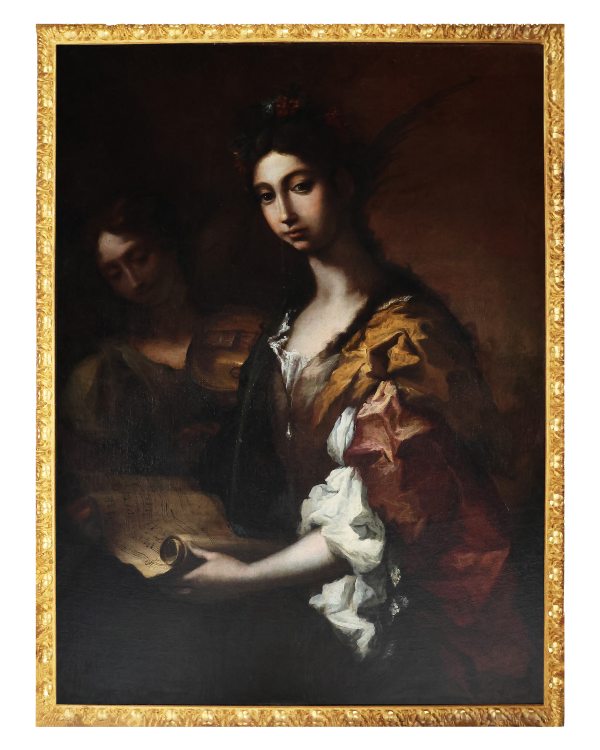 Alessandro Gherardini, Saint Cecilia, oil on canvas