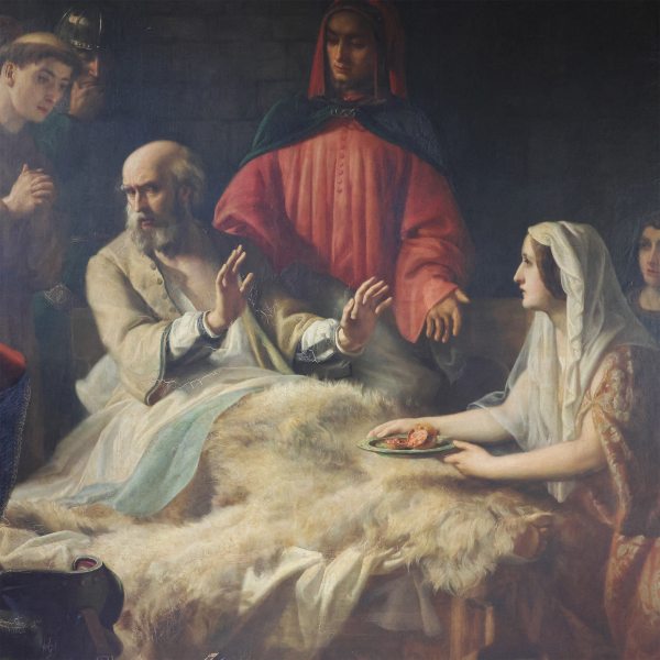 Italian school; Taken from the novel Niccolò de' Lapi, 19th century, oil on canvas