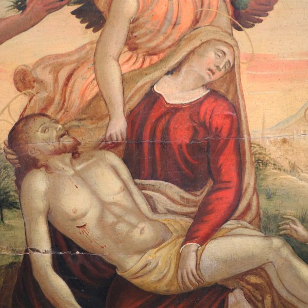 The mourning of Christ, Italy, 16th century; oil on panel