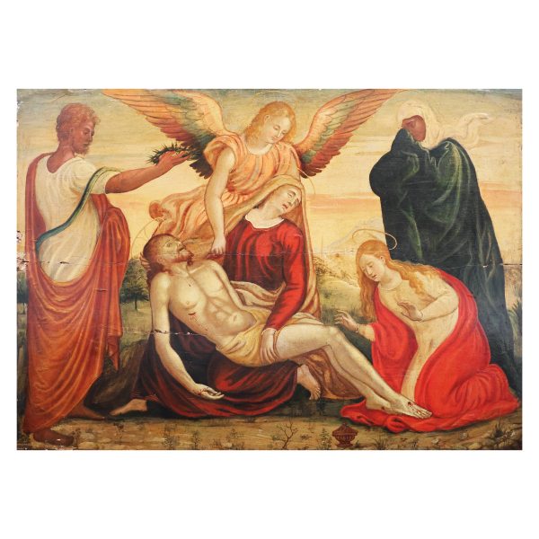 The mourning of Christ, Italy, 16th century; oil on panel