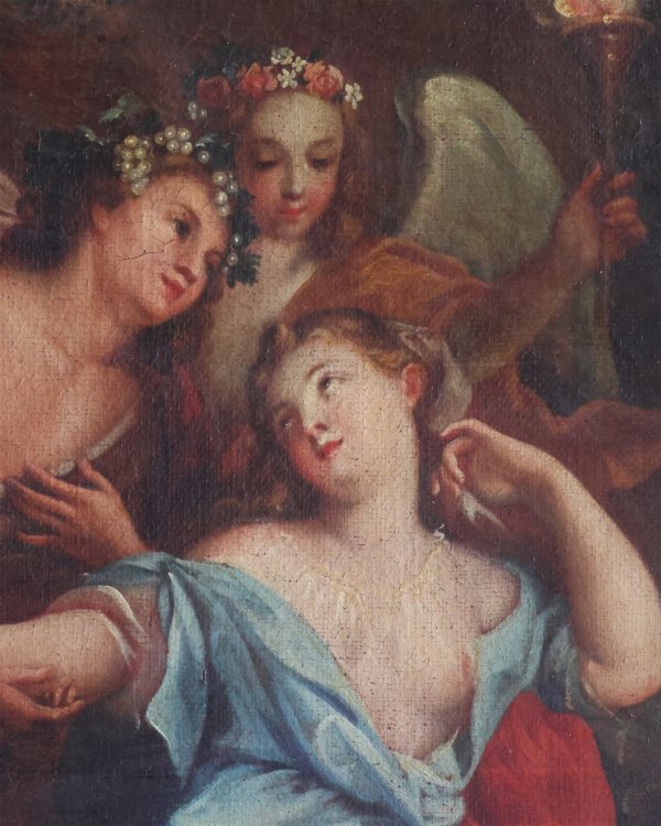Miguel Rudecindo Contreras; Pair of paintings: The Marriage of Flora and Ariadne, oil on canvas