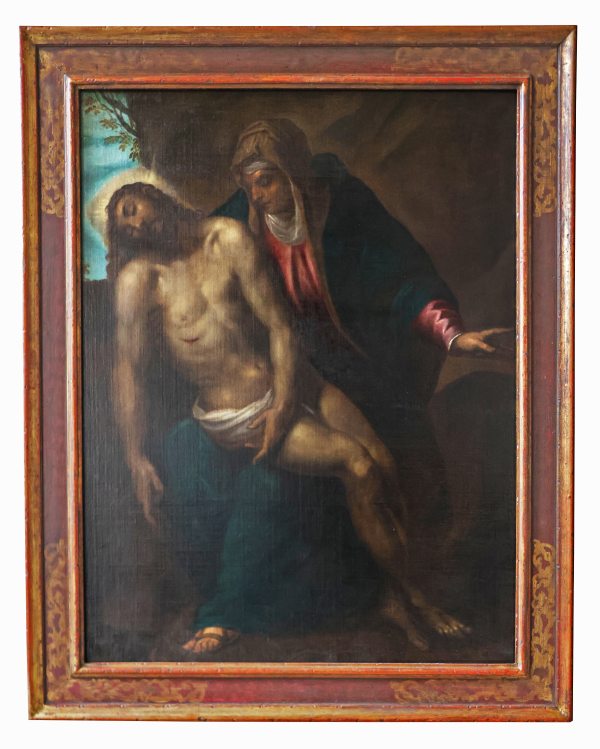 Jacopo Negretti called Palma il Giovane attr., Venice 1548 &ndash; Venice 1628; The Piet&agrave;; oil on canvas