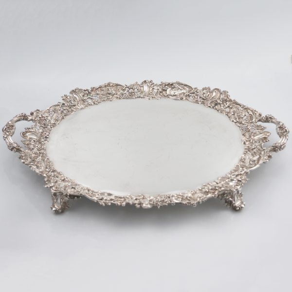 An important George III sterling silver two-handled tray, Paul Storr, London, 1817