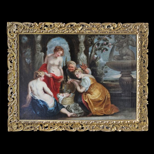 Peter Paul Rubens circle of; Erichthonius discovered by the daughters of Cecrops, oil on canvas