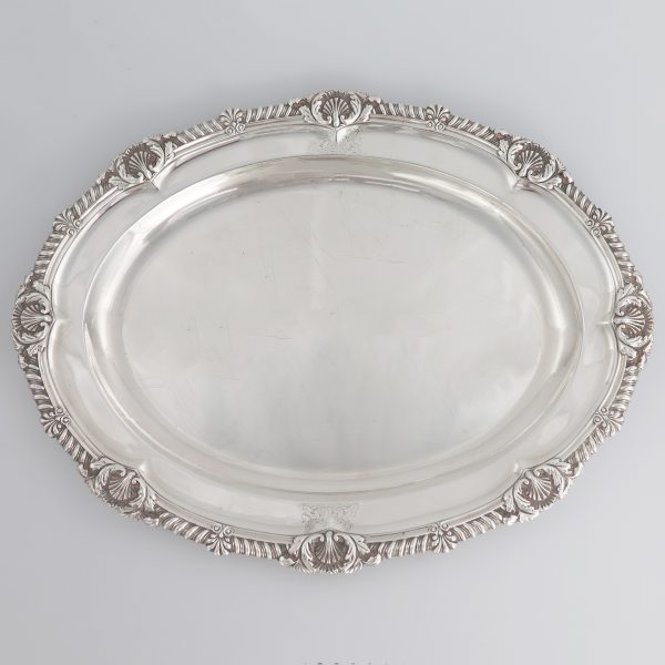 A George IV sterling silver presentoire, John Bridge, London 1826