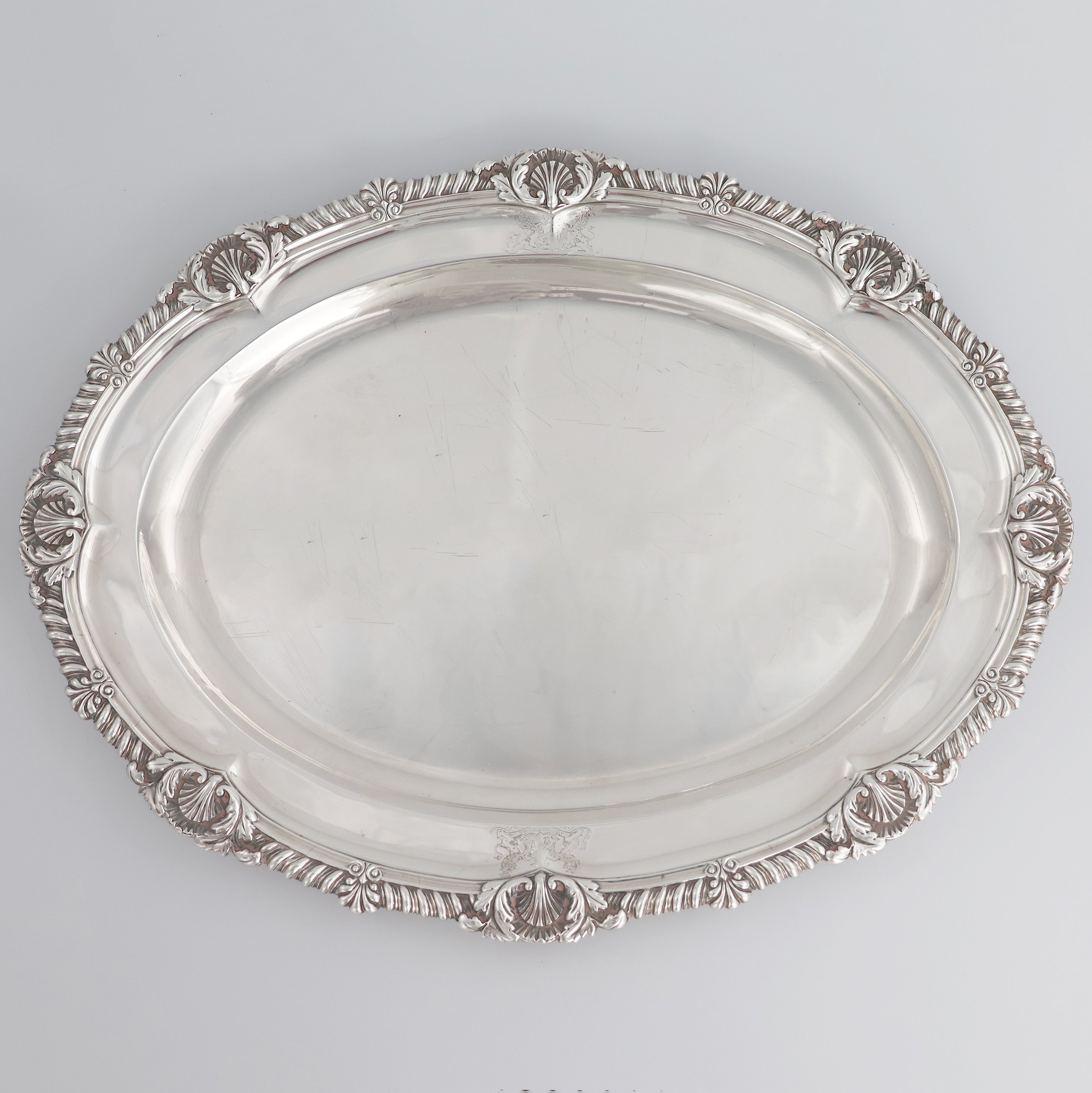 A George IV sterling silver presentoire, John Bridge, London 1826 - John Bridge - 1826