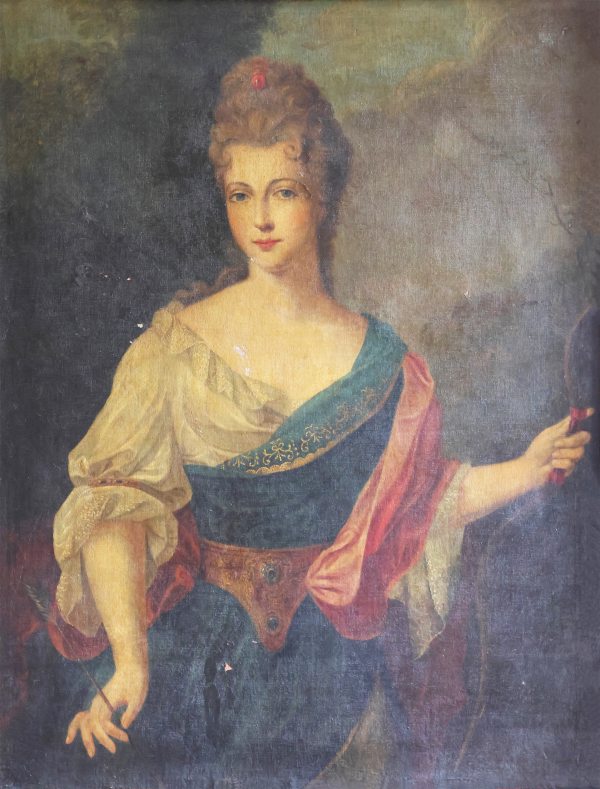 Portrait of a noblewoman, 18th century, oil on canvas
