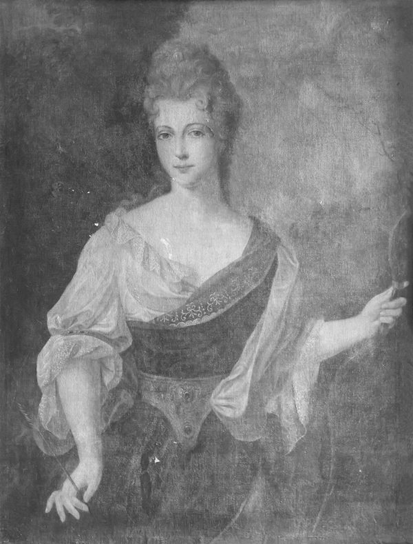 Portrait of a noblewoman, 18th century, oil on canvas