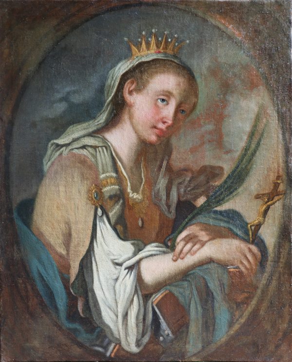 Francesco Paglia attr.; Brescia 1635 - Brescia 1714, Saint Catherine of Siena, oil on canvas
