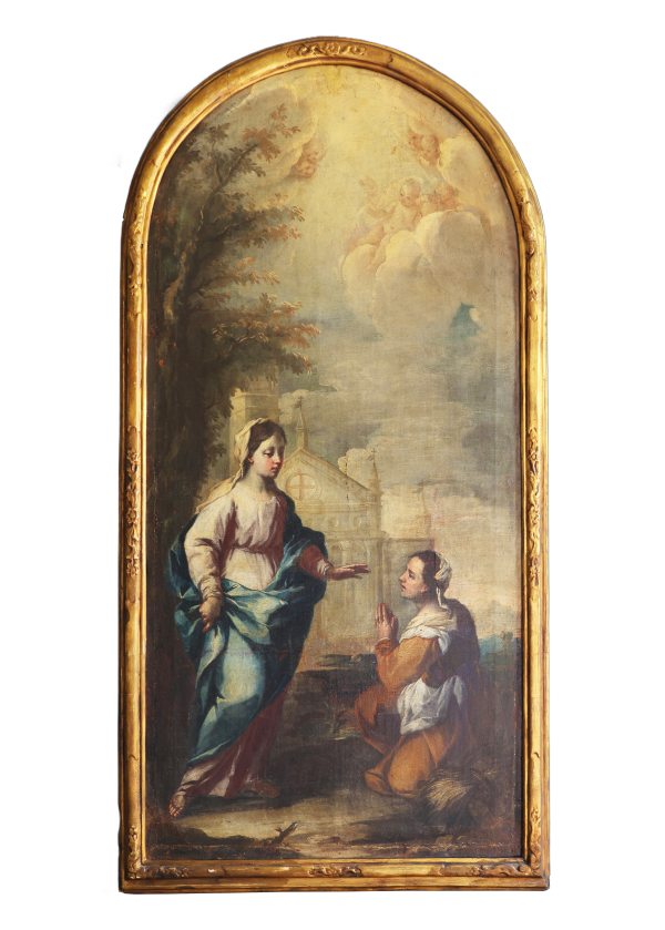 Giovanni Antonio de' Pieri attr.; Apparition of the Madonna of Santa Maria del Fonte to Giannetta