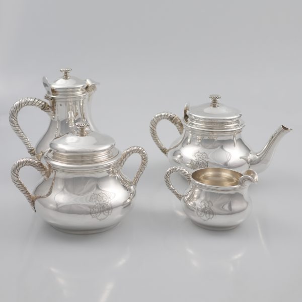 A French silver tea and coffee service, Odiot, Paris, 19th&ndash;20th century