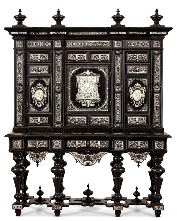 An Italian cabinet. Ferdinando Pogliani attr., Milan, 19th century