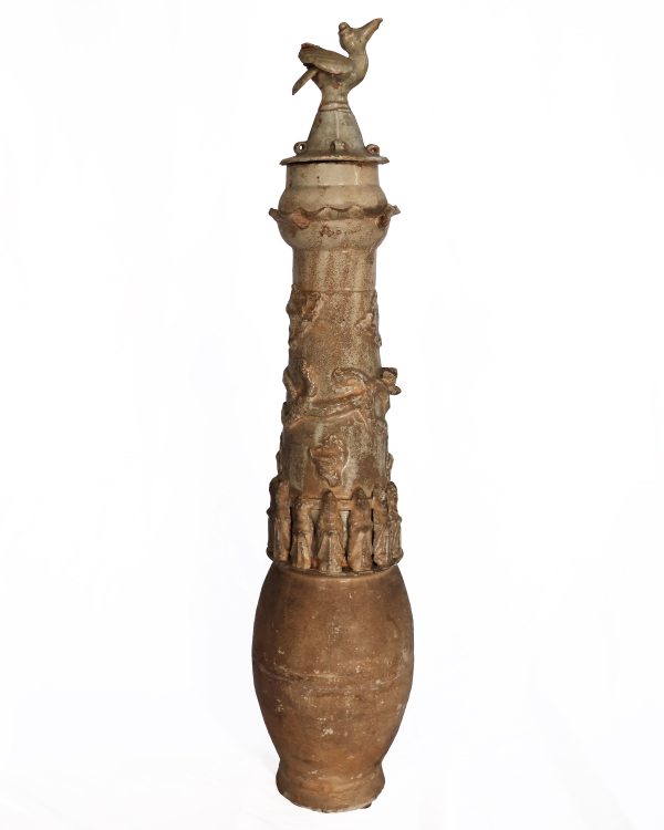 Funerary urn with lid, China, Yuan Dynasty, 1271-1368